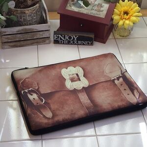 Western-Themed Laptop Sleeve (#5)